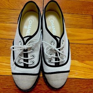 Chanel Espadrille Sneakers 37